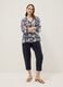 Multicolour pure viscose blouse with geometric print, regular fit_1