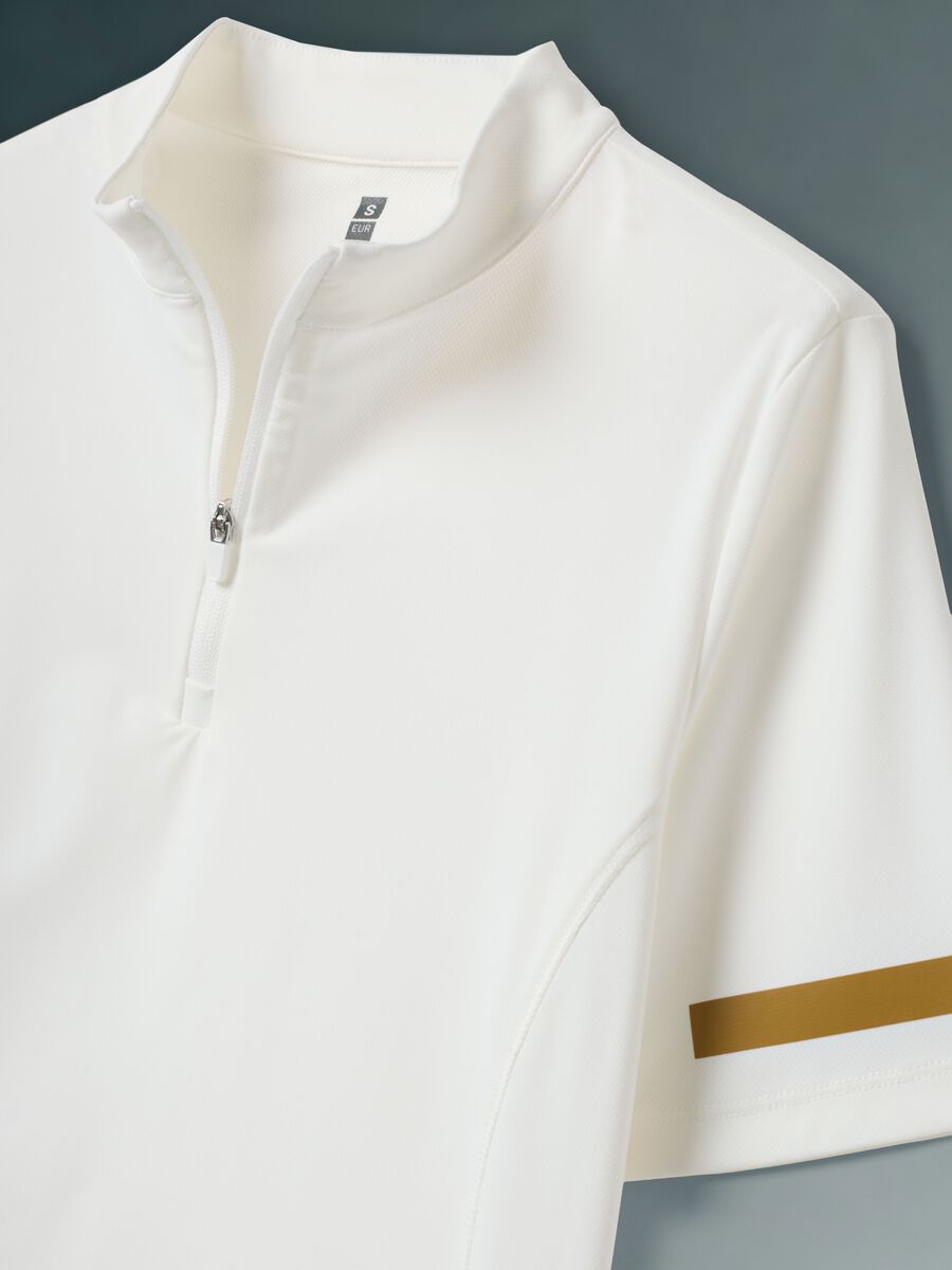 White ALTAVIA BIKE technical stretch T-shirt_6