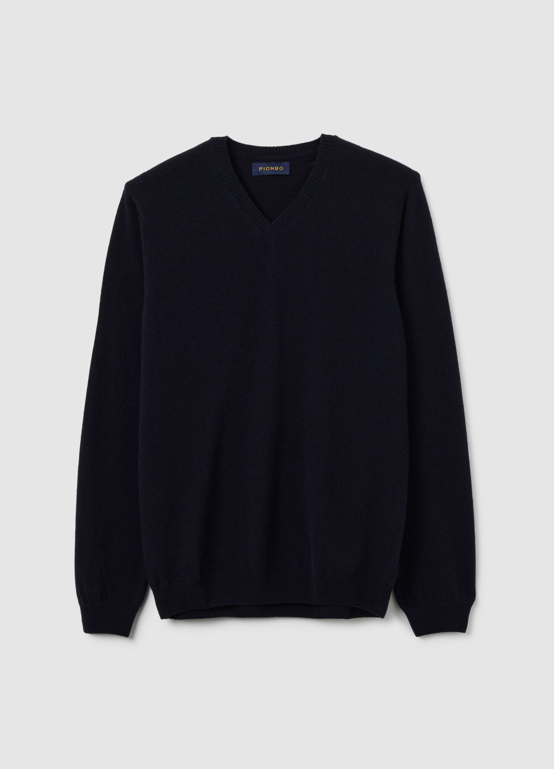 Blue Lambswool Jumper Regular Fit