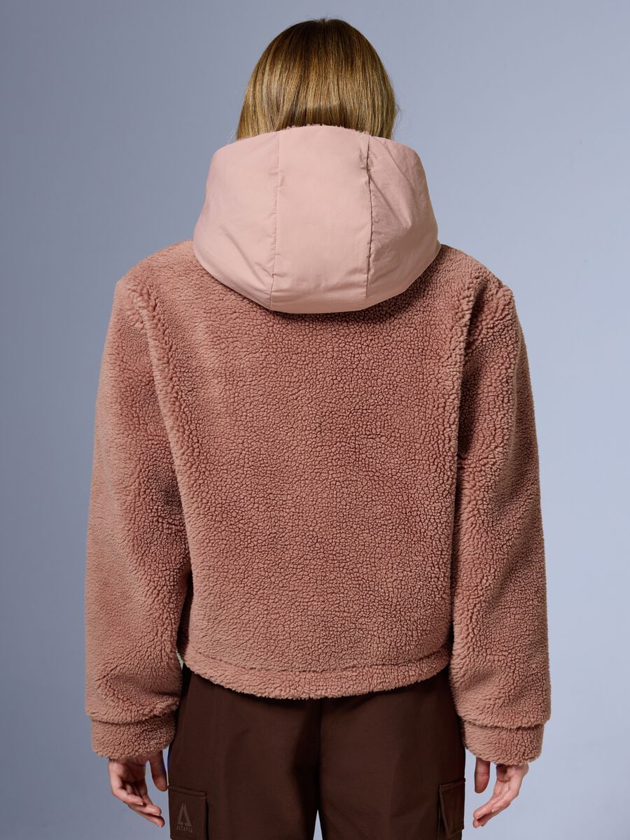Full Zip Sherpa Jacket with Hood ALTAVIA WITH DEBORAH COMPAGNONI_3