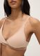 Beige Stretch Organic Cotton Triangle Bra_3