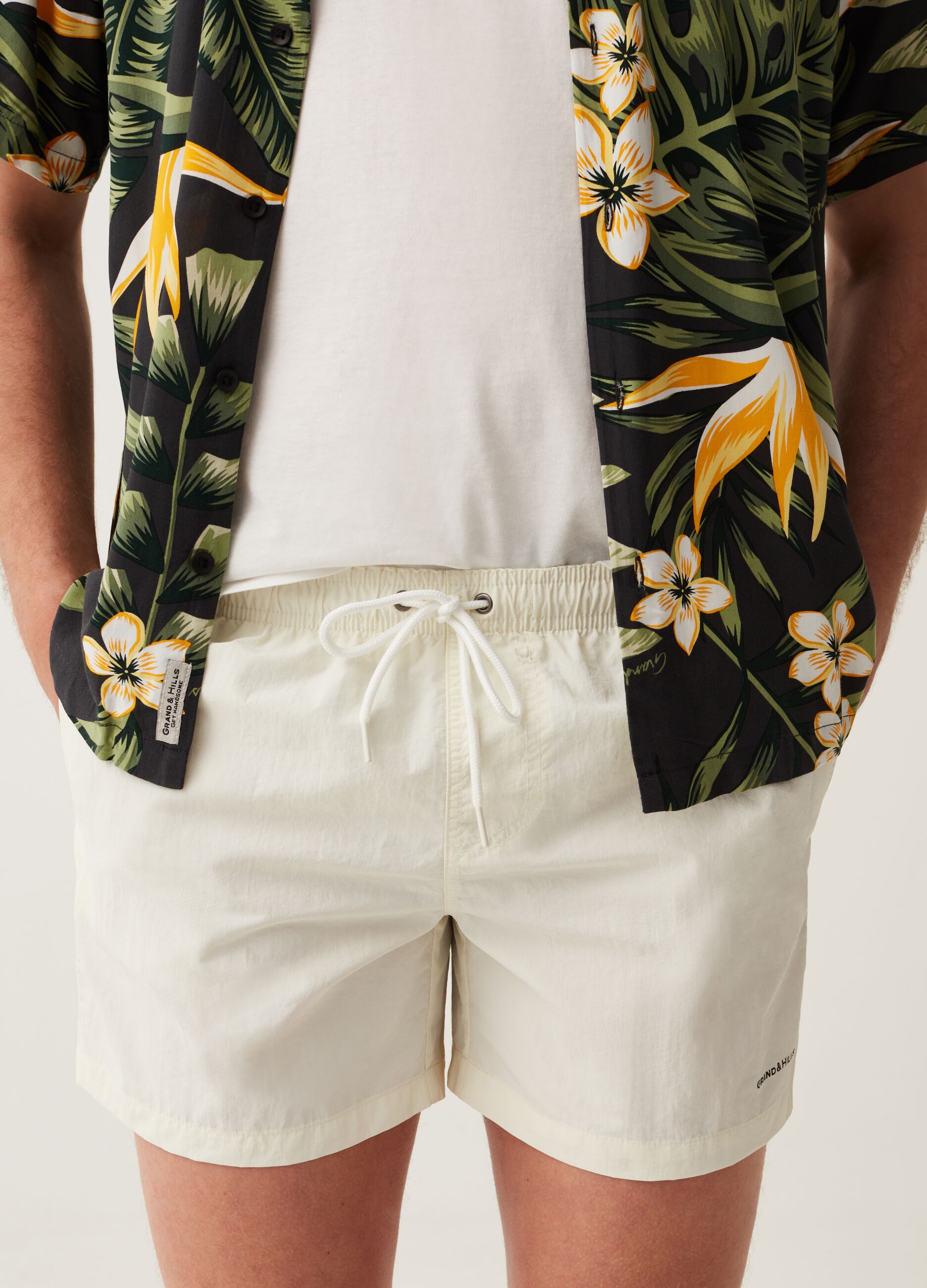 Costume boxer stampa logo Grand&Hills_1