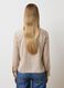 Beige Blouse with Mandarin Collar_3