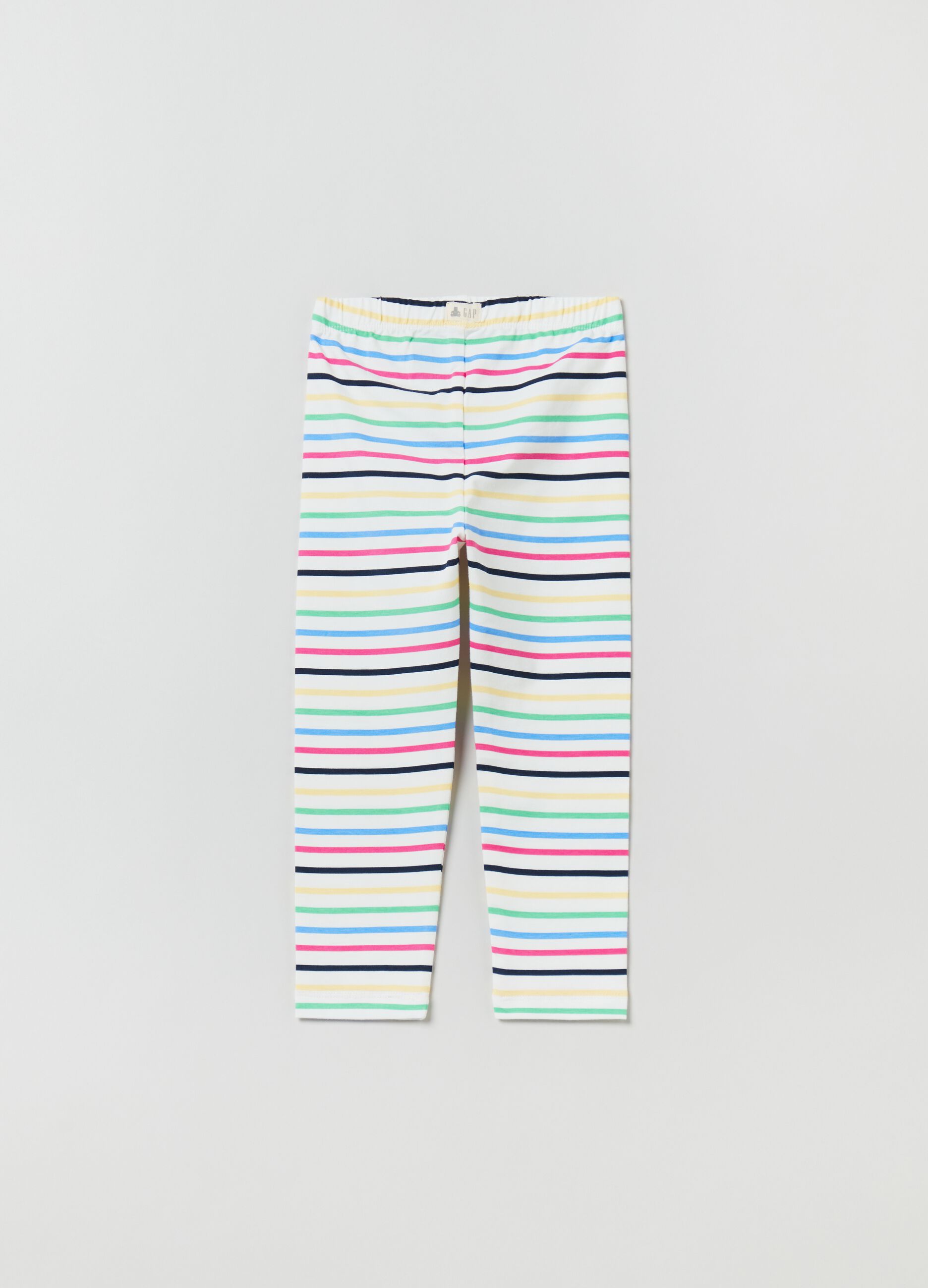 Leggings with striped pattern