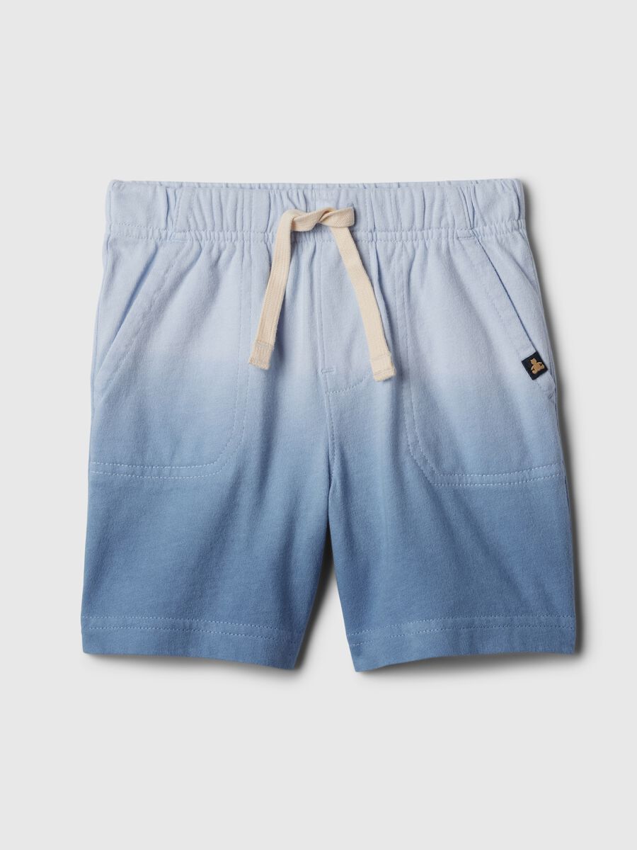 Cotton Bermuda shorts with drawstring_0