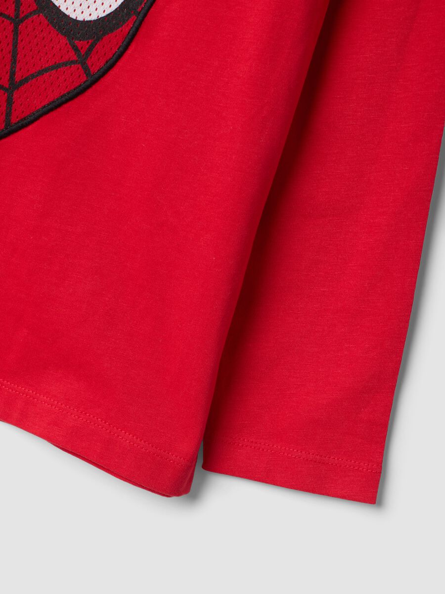 T-shirt rossa in puro cotone con stampa MARVEL Spider-Man_3