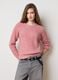 Pink ribbed regular fit jumper_1