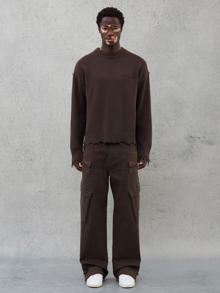 Cargo Pants Chocolate Brown_1