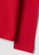 T-shirt rossa dolcevita in puro cotone regular fit_3