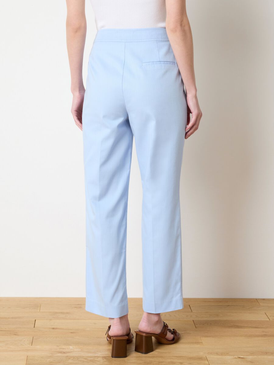 Regular-fit cotton and Lyocell trousers_3