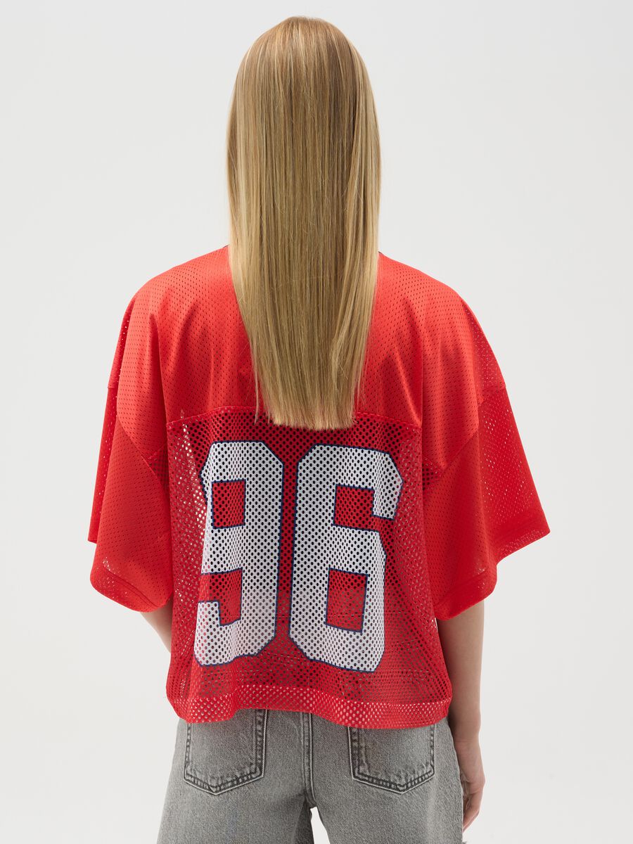 Women's Red Sports Jersey_3