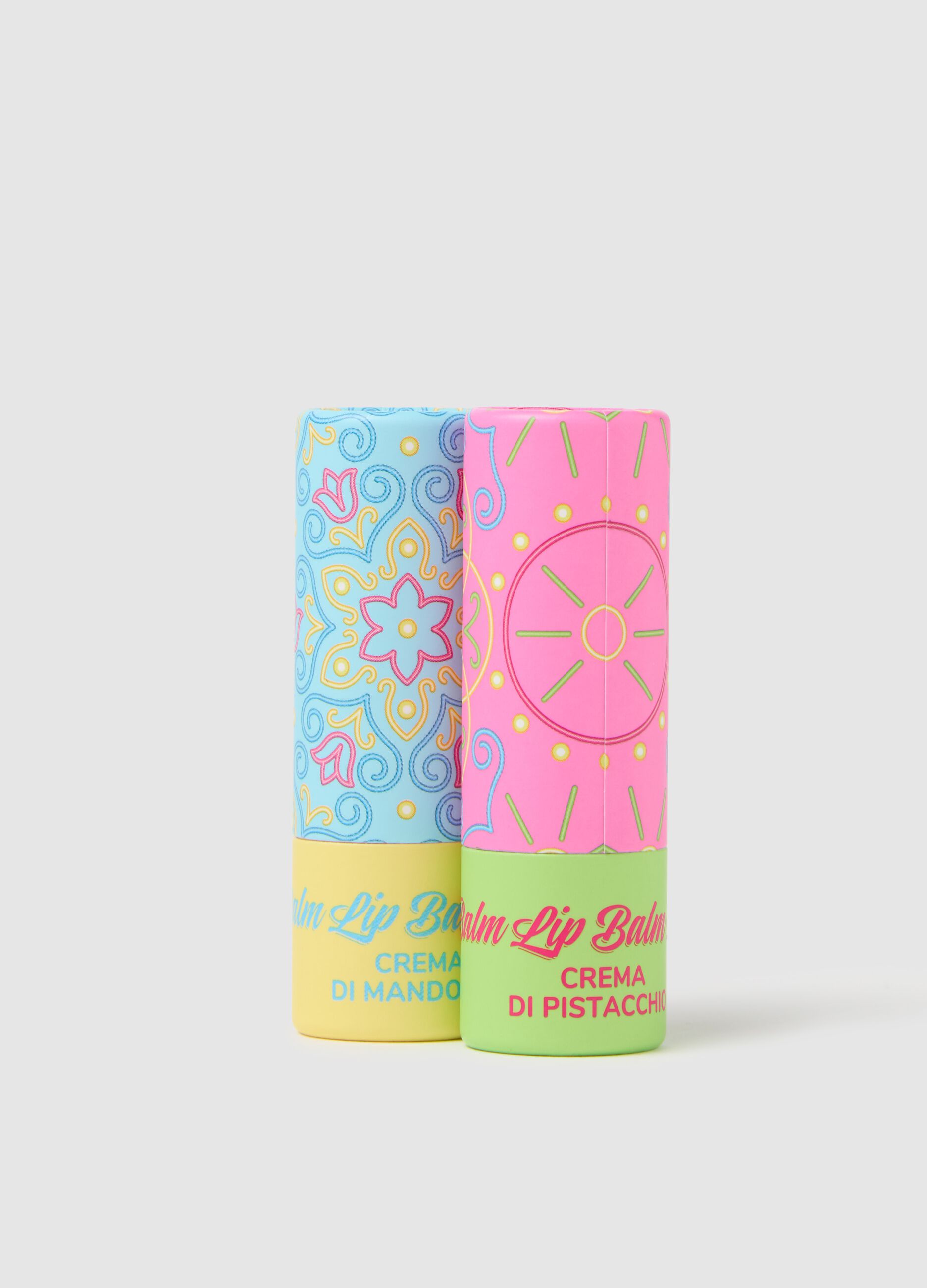Lip balm kit: pistachio cream and almond cream