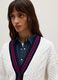 Multicolor pure cotton cardigan regular fit_3