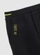 Children's black jogger trousers in regular-fit cotton blend_2