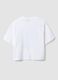 White pure cotton relaxed fit girl T-shirt Boston Celtics_4