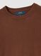 Brown crew neck sweater regular fit_5