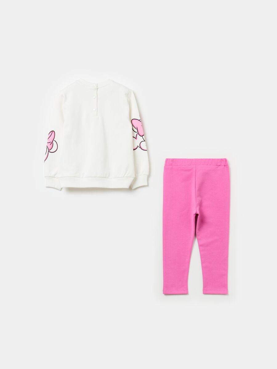 Fleece jogging set with Minnie Mouse print_1