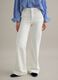 White bootcut jeans in stretch cotton_1