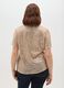 Beige short sleeve regular fit t-shirt with sequins_2