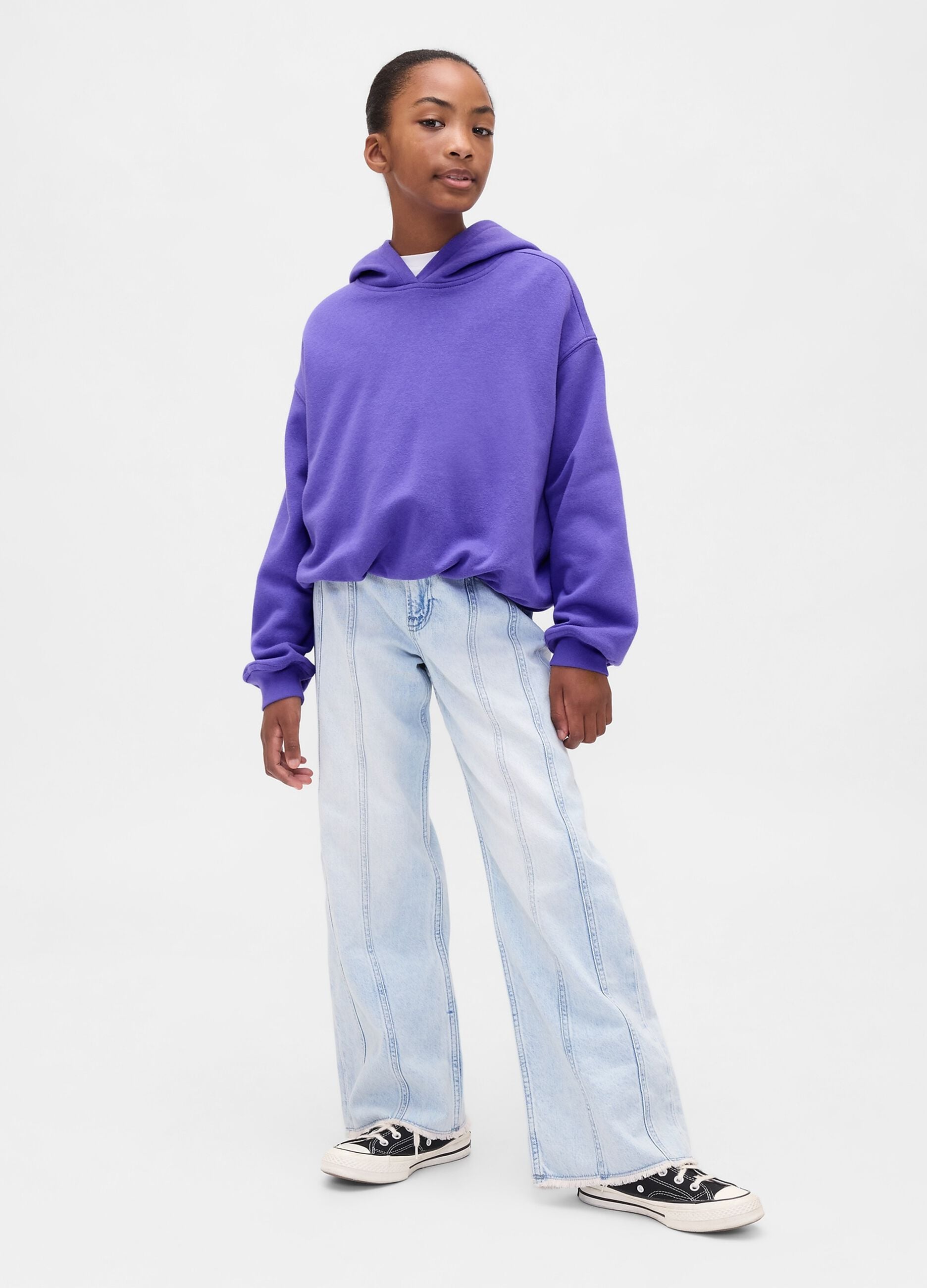 Girls' Purple Hoodie