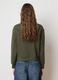 Decorated green sweatshirt in cotton blend oversized fit_2
