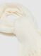White Girls' Scarf with Fringes_1