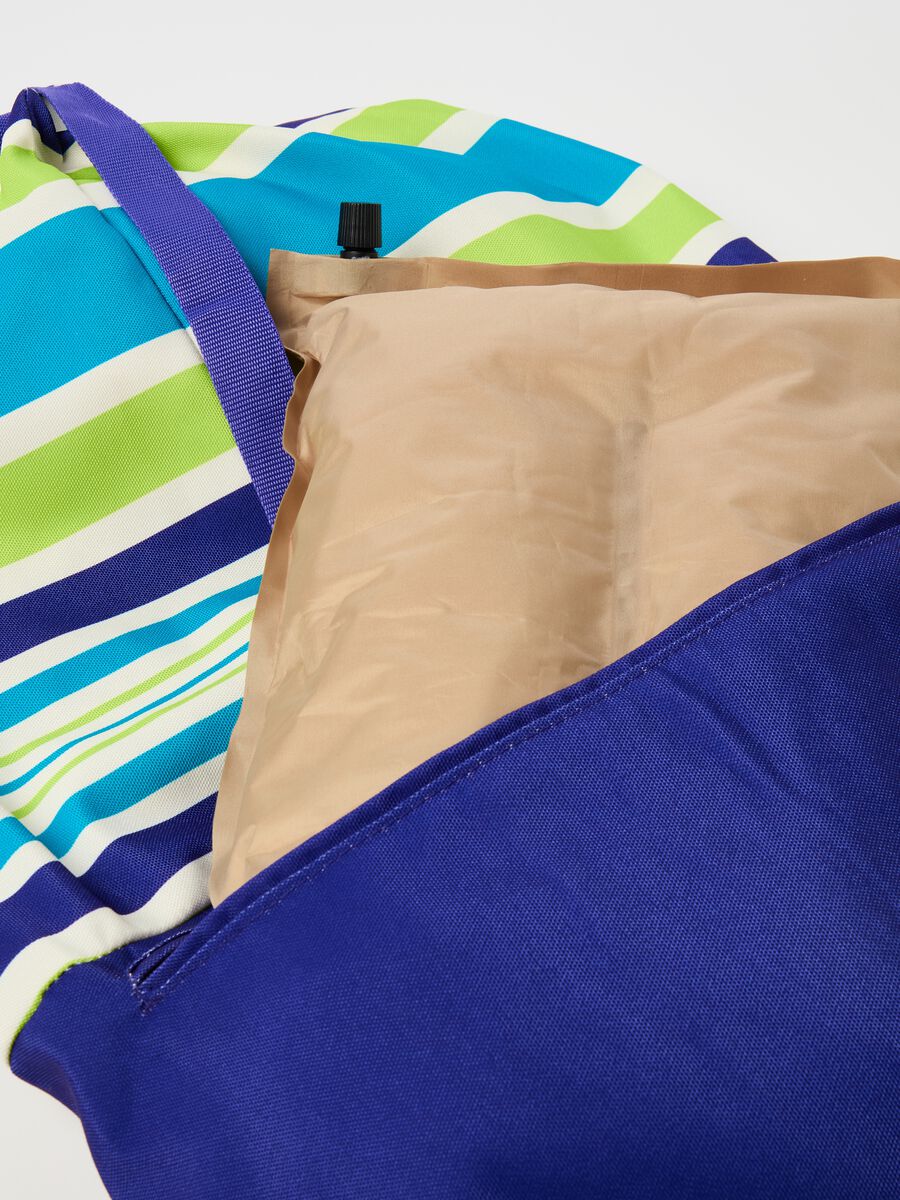 Pillow bag in tela a righe_3