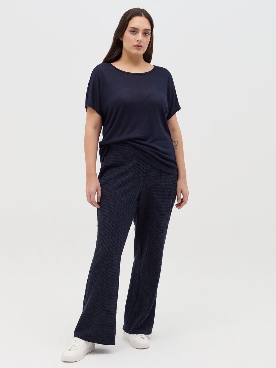 Curvy T-shirt in viscose blend_1