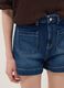 Blue denim Bermuda shorts in pure cotton_3