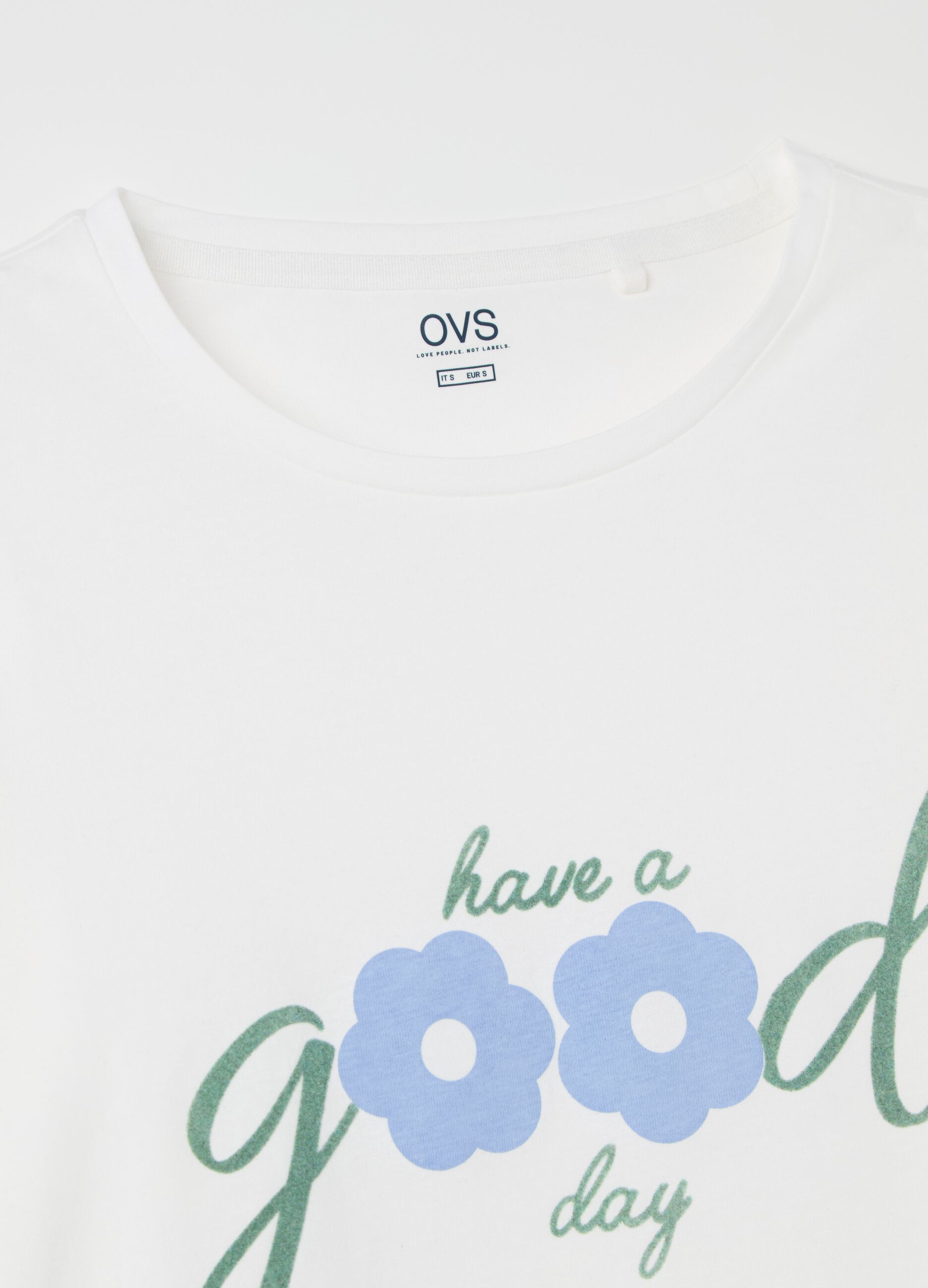 Top pigiama stampa "Have a Good Day"