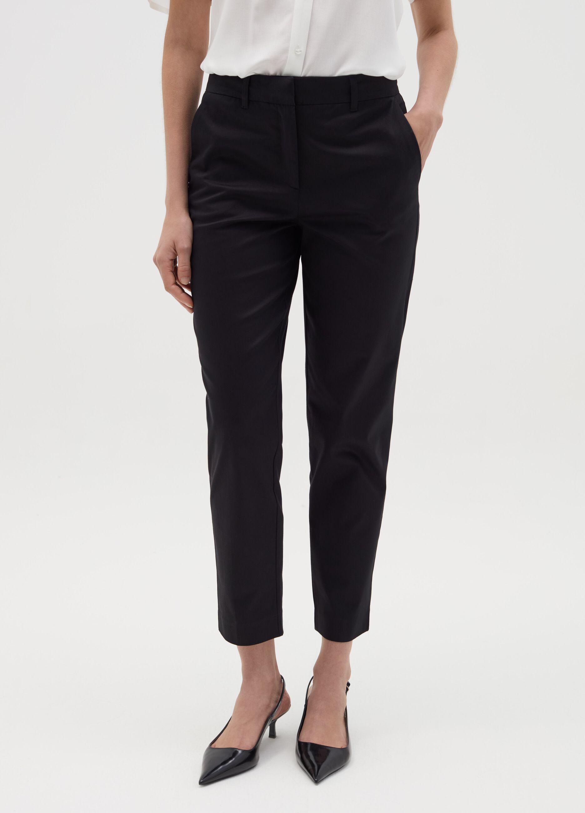 Stretch chino trousers