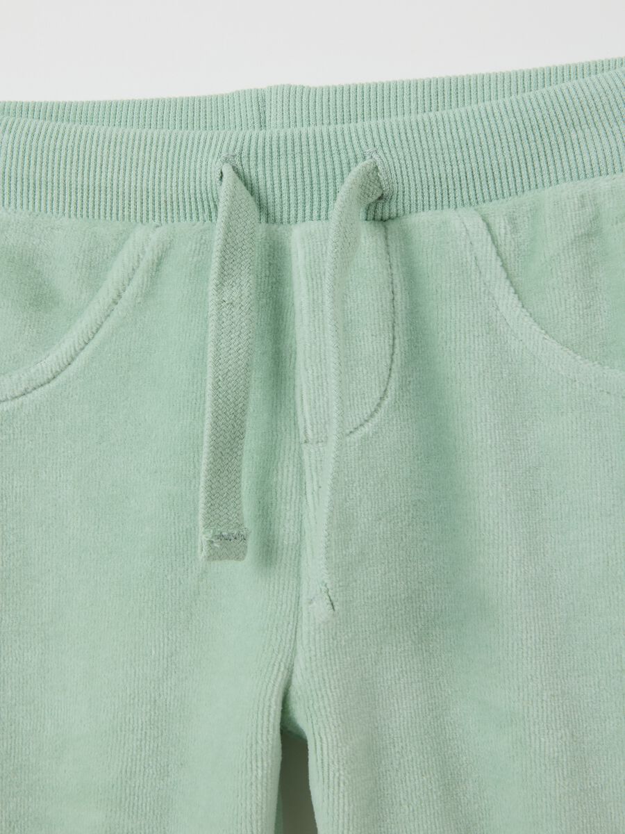 Baby girl's green cotton blend outfit_2