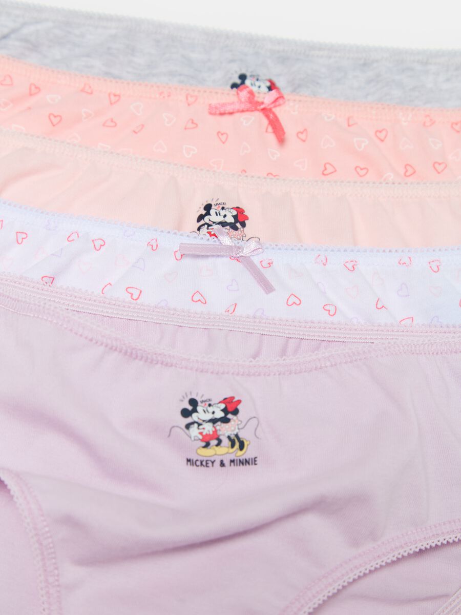 Five-pack Minnie and Mickey Mouse briefs in organic cotton_2