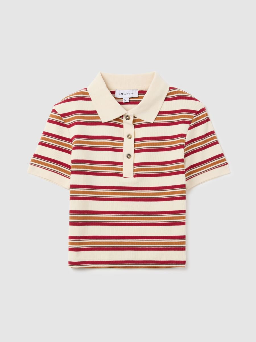 Polo in cotone elasticizzato multicolor regular fit_4
