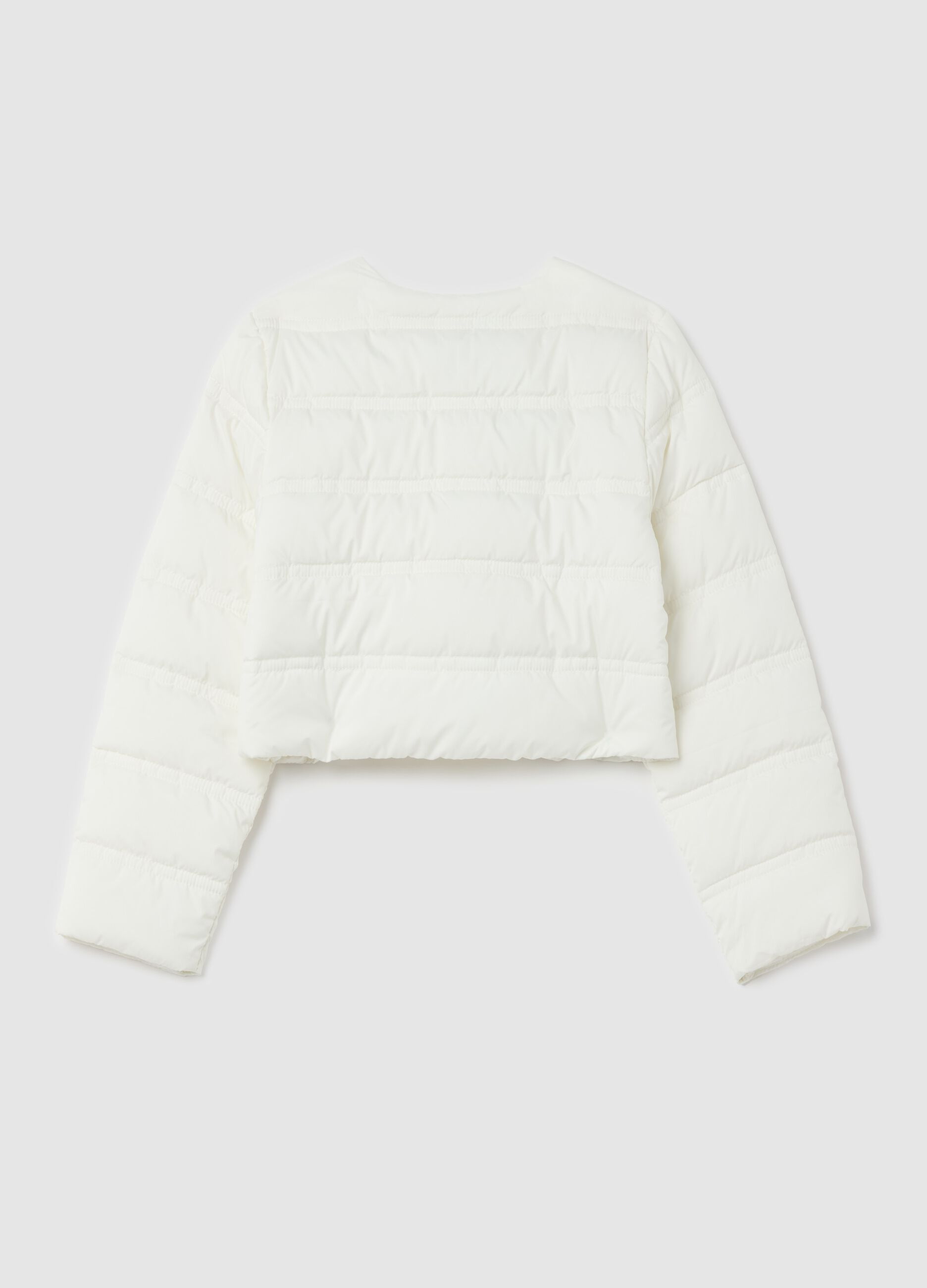Short padded down jacket