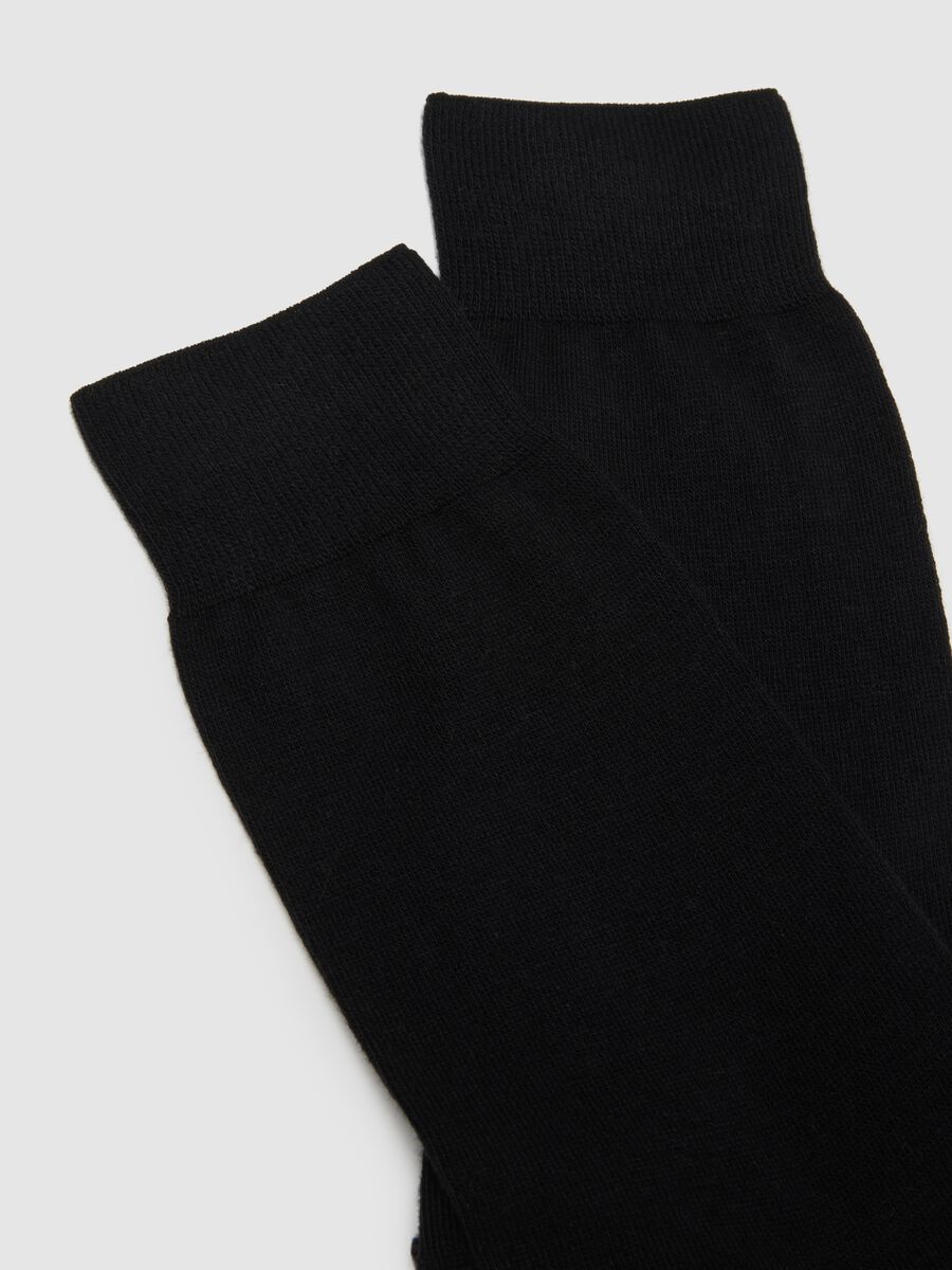 Multicoloured cotton blend sock twin pack_2