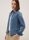 Blue Denim Long Sleeve Shirt in Pure Cotton Regular Fit_0