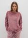 Pink stretch fabric sweatshirt_0