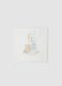 White baby blanket with Mickey & Friends print_0