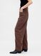 Brown jeans made of cotton and lyocell_4