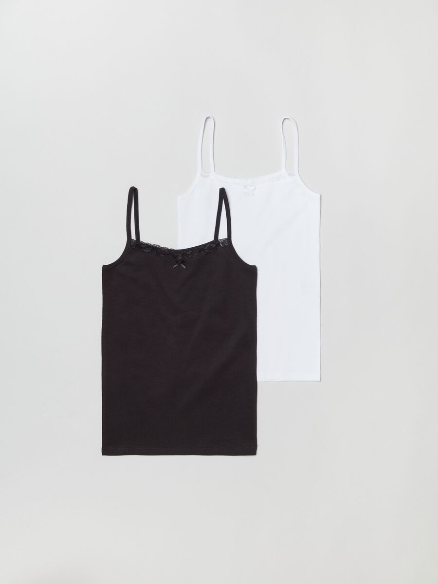 Bipack canotte intime con pizzo_0