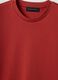 Red Supima cotton crew-neck T-shirt, regular fit_5