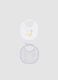 Two-pack of white bibs in pure organic cotton_0