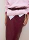 Red midi skirt in pure viscose with embossed print_1