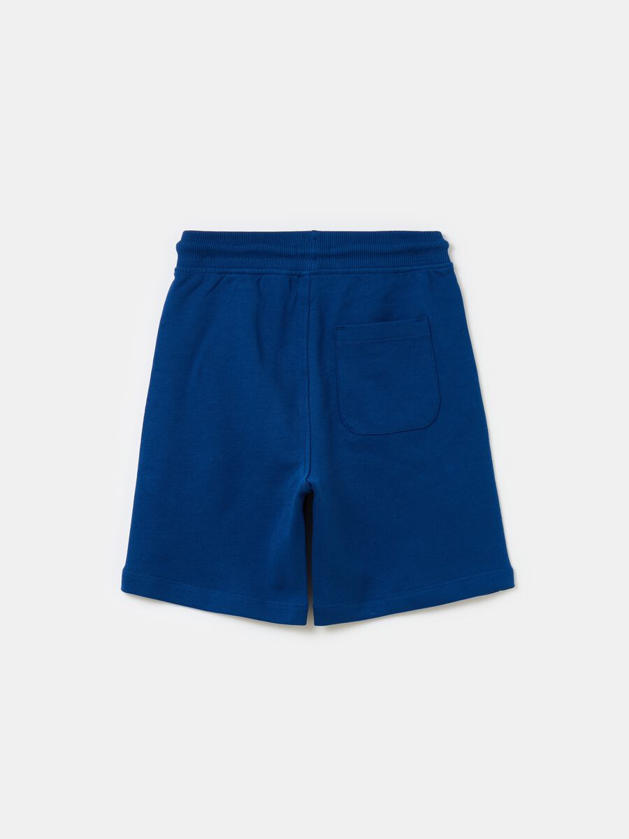 Essential Bermuda shorts in organic cotton fleece_1