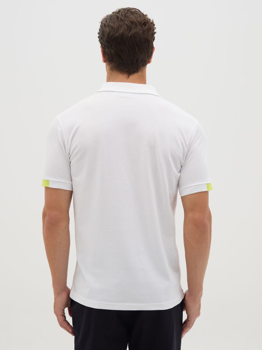 Polo da uomo in puro cotone multicolor_3