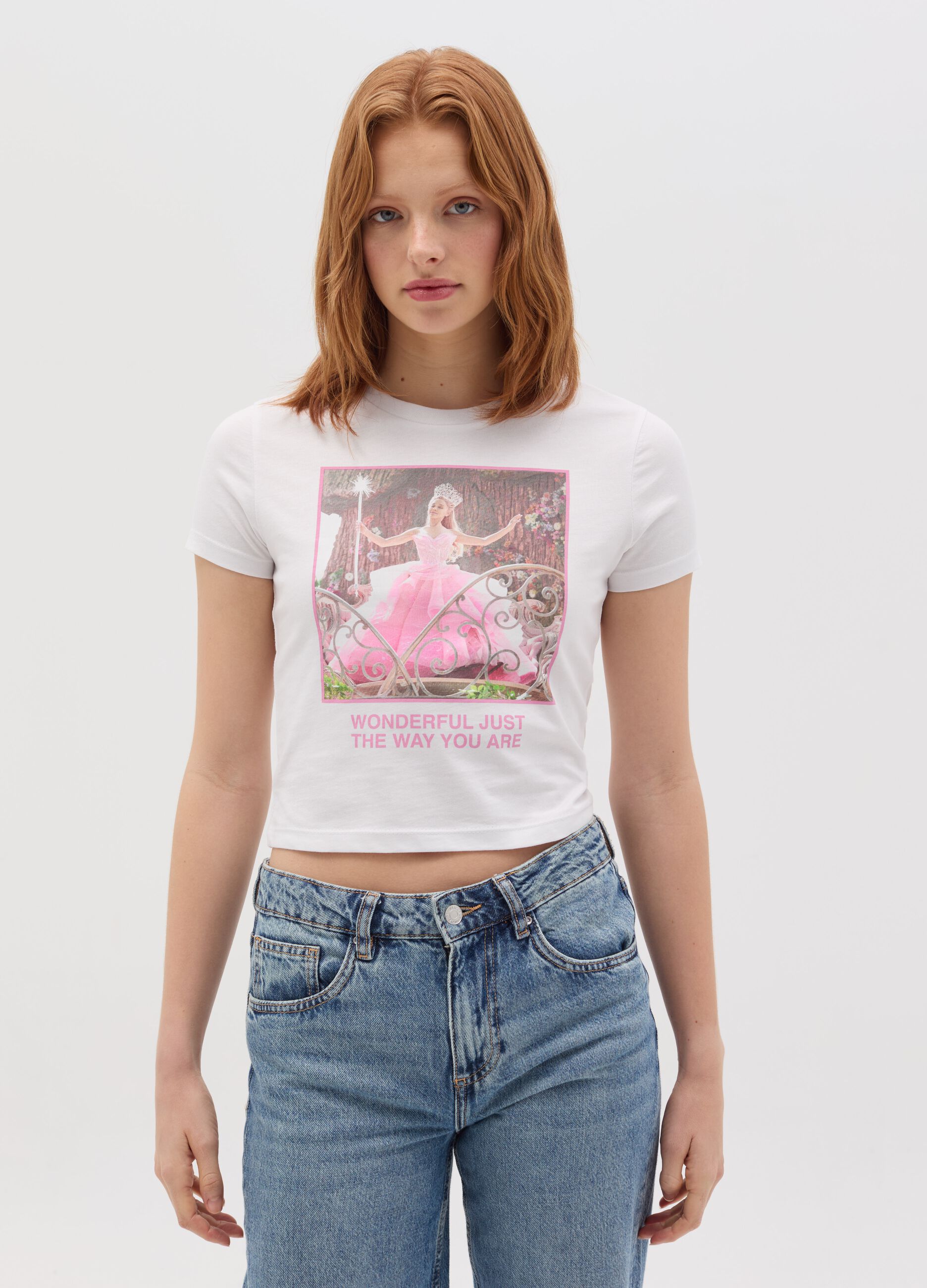 Slim-fit T-shirt with Wicked print