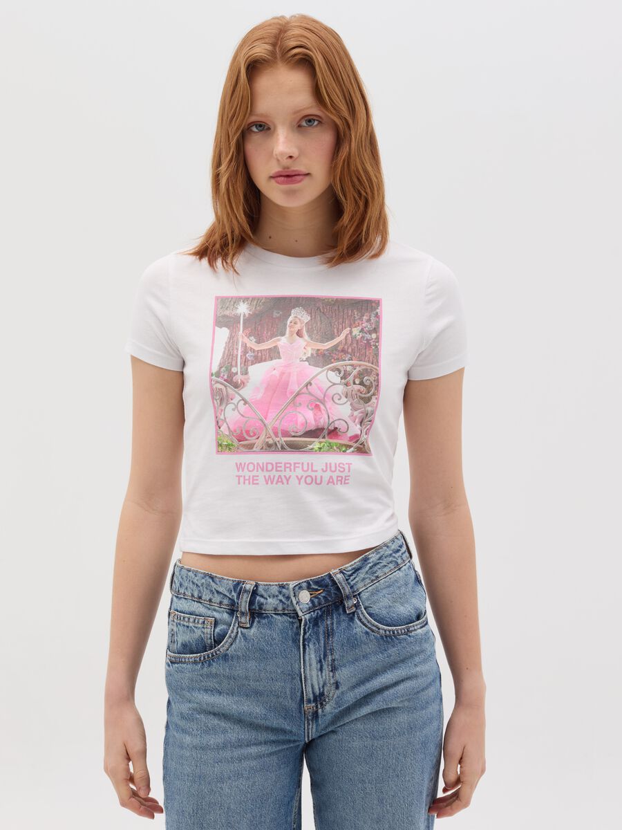 Slim-fit T-shirt with Wicked print_0