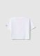 Girls' white stretch cotton boxy fit t-shirt with star_1