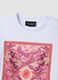 White pure cotton T-shirt with floral print_5
